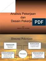 Analisis Pekerjaan Dan Desain Pekerjaan