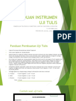 Panduan Instrumen Uji Tulis