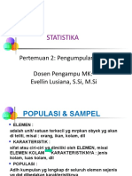 Pertemuan 2 Metode Sampling