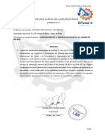 Declaración jurada de consanguinidad para construcción de viviendas sociales