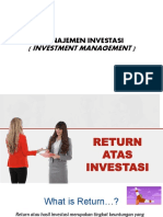 3. Return Dalam Investasi