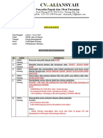 Notulen Rapat Admin Piutang 7.06.2022