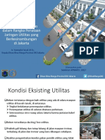 Pembangunan Infrastruktur Utilitas Dalam Rangka Penataan Jaringan Utilitas Yang Berkesinambungan Di Jakarta