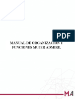 Manual de Organización Y Funciones Mujer Admire