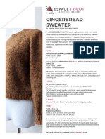 Gingerbread Sweater: by Naomi Endicott & Mona Schmidt