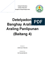 Banghay Aralin Social Studies