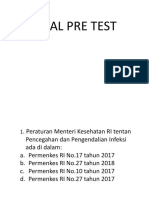 Soal Pre Test Pelatihan Ppi Dasar - New