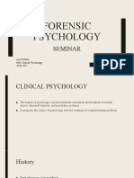 Forensic Psychology Seminar