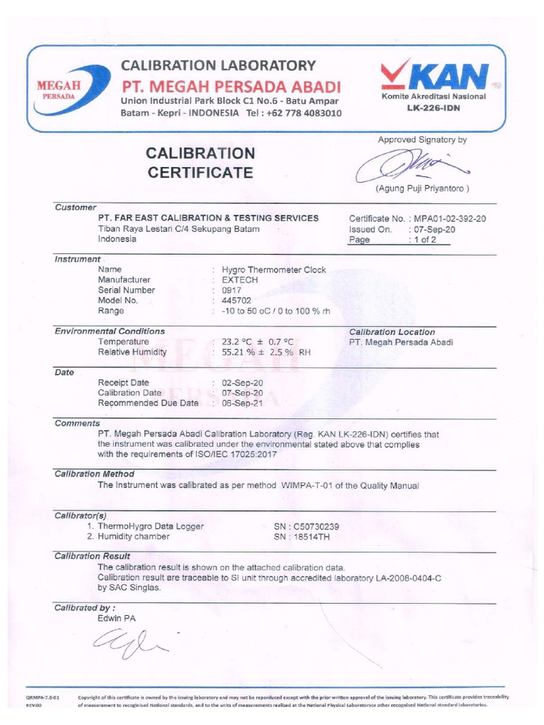 Thermo Hygrometer PDF
