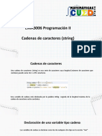 Cadenas de caracteres en Pascal