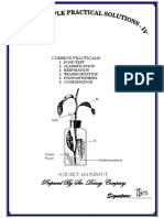 Biology Practicals & Solutions