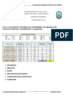 Medidas de posición central, dispersión y asimetría de autos según precio