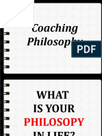 PE 11 - Coaching Philosophy