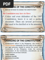 Evolution of Philippine Constitution & The New Philippine