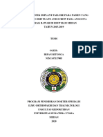 Implant failure characteristics in patients undergoing ORIF plate and screw on lower limb at RSUP HAM Medan 2015-2019