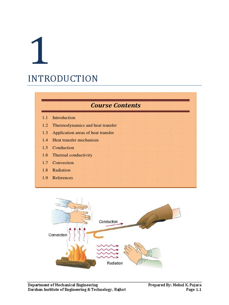 HT GTU Study Material ENotes Unit1 18082020094106AM PDF Heat