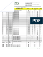 Midyear, Ay 2021-2022 Departmental Schedule