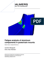 Fatigue Analysis of Aluminum Components in Powertrain Mounts