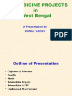 Telemedicine Projects in West Bengal: A Presentation by Kunal Yadav