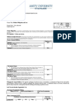 Format For Coursecurriculum: LT P/ S SW// Psda Total Credit Units