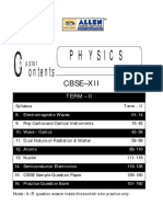 Physics Class XII Term-II