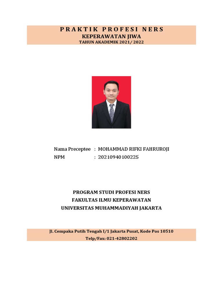 Resiko Perilaku Kekerasan Laporan Keperawatan Pdf