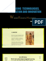 Emerging Technologies, Application and Innovation