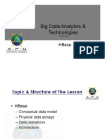 Big Data Analytics & Technologies: Hbase