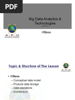 Big Data Analytics & Technologies: Hbase