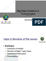 Big Data Analytics & Technologies