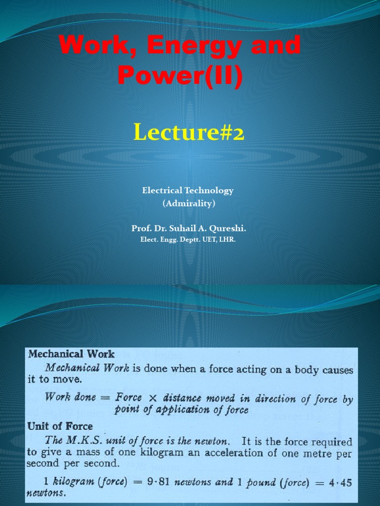 2.work, Energy and Power PDF