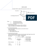 Perhitungan Kristalizer Proses Fraksinasi