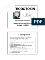 Tetrodotoxin: TTX: Background