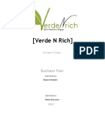 (Verde N Rich) : Business Plan