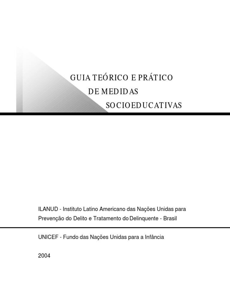 Guia Teorico Pratico de Medidas Socioeducativas Ilanud Unicef | PDF ...