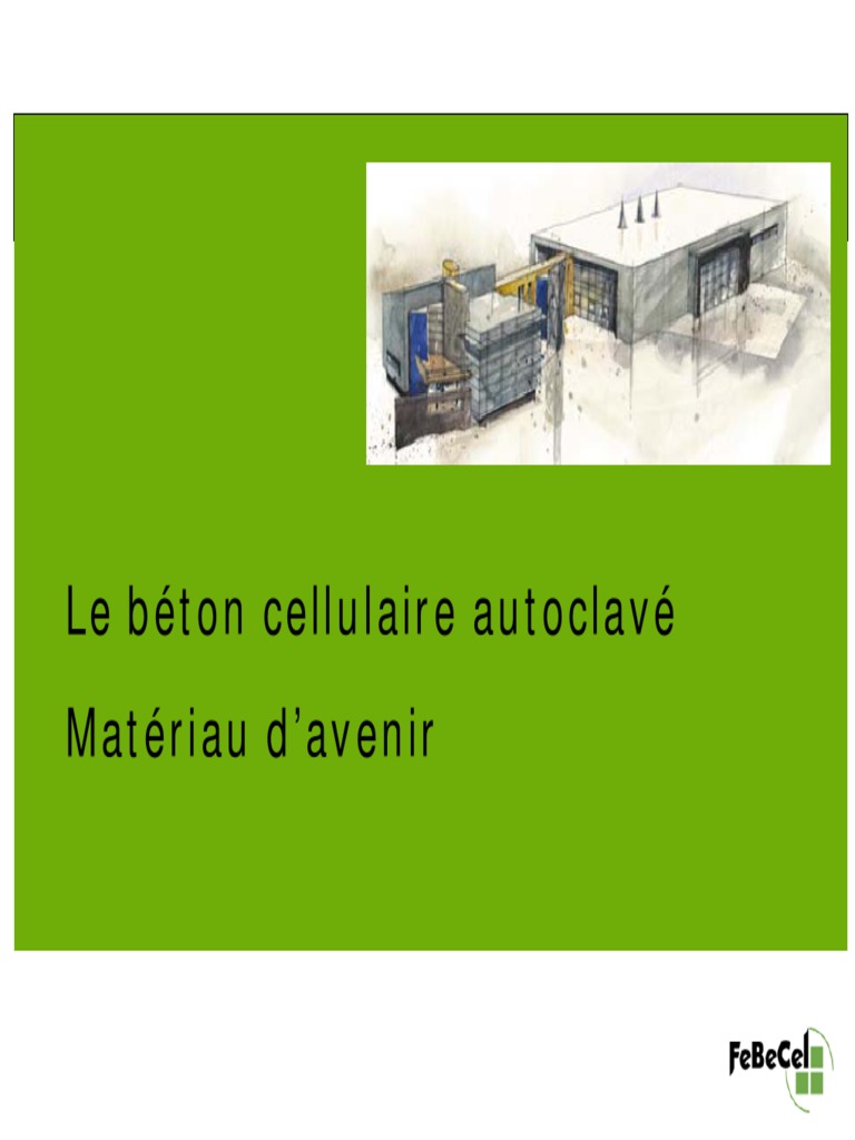 Béton Cellulaire Autoclave Résistance et Isolation PDF Maison et — free download