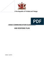Crisis Communication Guidelines and Response Plan DRAFT