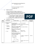 Detailed Lesson Plan in Mathematics