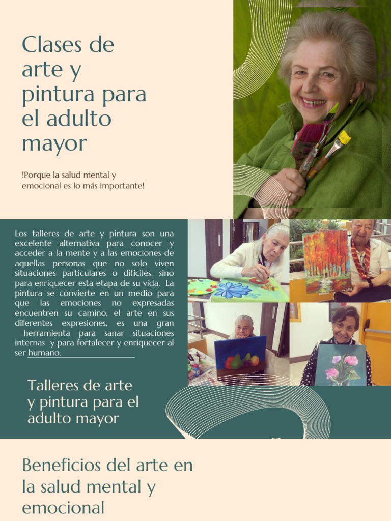 Arte y Bienestar para Adultos Mayores | PDF | Las emociones | Adultos
