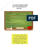 SK YEAR 6 CEFR UNIT 1 - ITS AN EMERGENCY