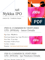 All About Nykka Ipo: Analysis By:-Tradeholics Ranjan