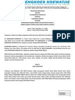 Draft MOU CV - Boengkoes Koewatjie Dengan PUSKESMAS DINOYO