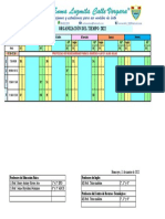 HORARIO 3RO INGLES - AIP 2022 Mañana