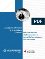 La Complementariedad de La Justicia en Colombia - Informe