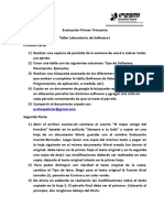 Evaluacion Primer Trimestre Laboratorio Software