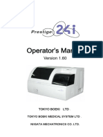 Operator's Manual for Clinical Analyzer V1.60