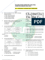 Soal PAS Kelas 2 Tema 6 - Kamimadrasah