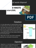 Liquid waste disposal methods