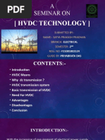 (HVDC Technology) : A Seminar On