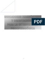 Indicadores Diagnósticos y Orientaciones para La Intervensión